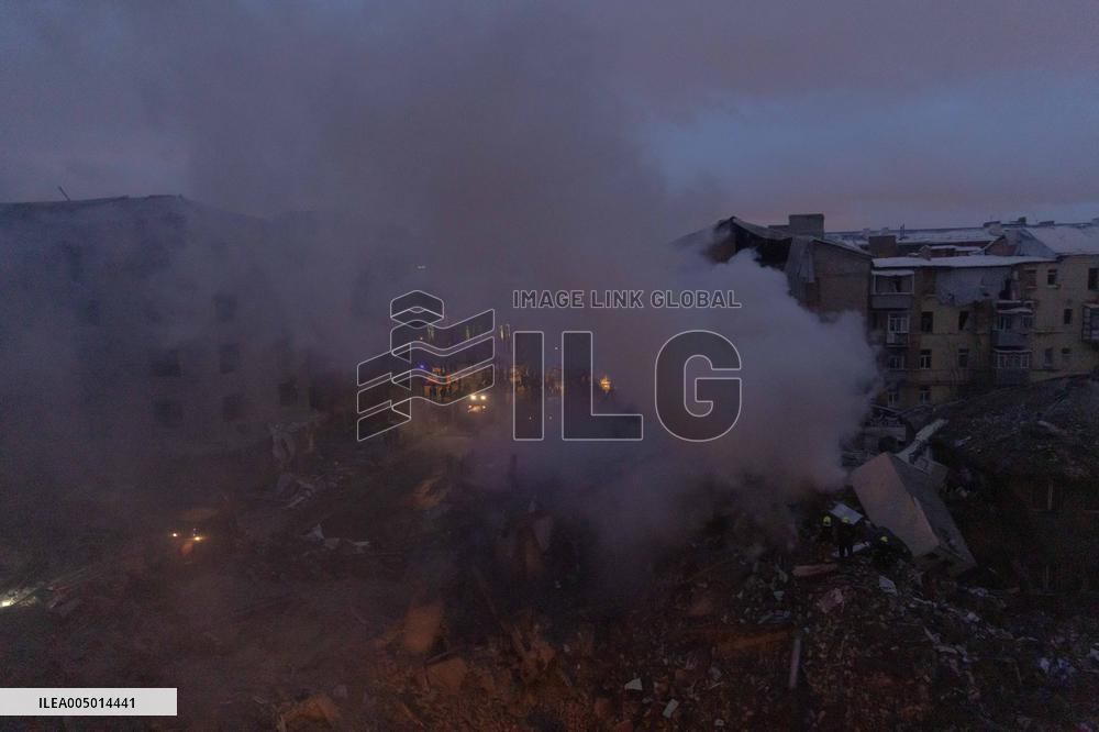 Russian Forces Strike Residential Areas Of Kharkiv - Ukraine