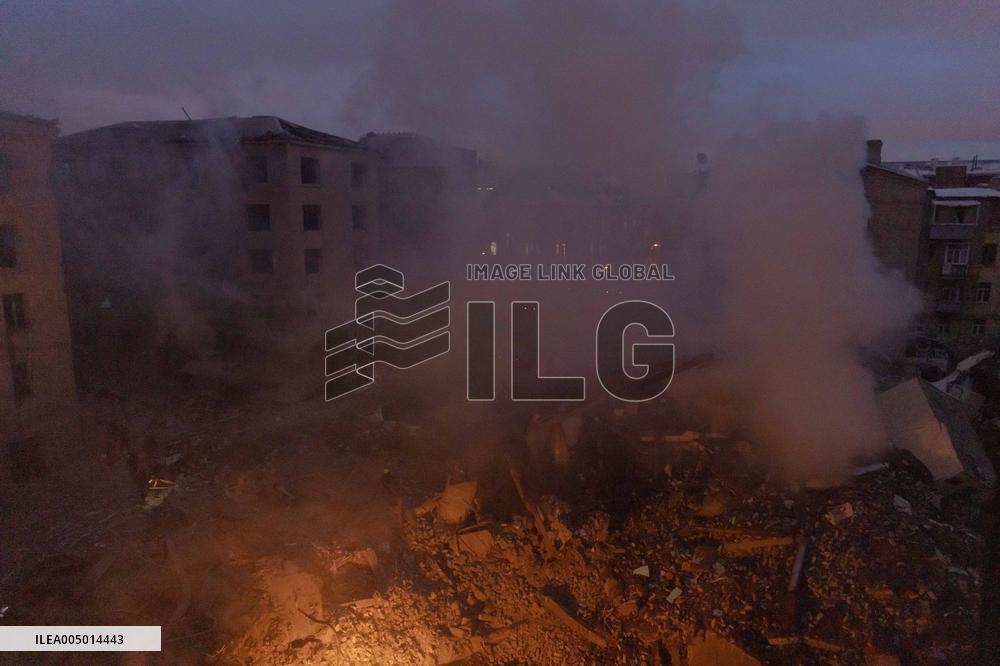 Russian Forces Strike Residential Areas Of Kharkiv - Ukraine