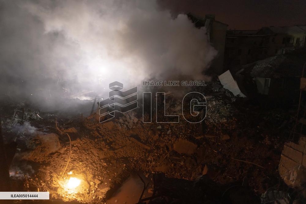 Russian Forces Strike Residential Areas Of Kharkiv - Ukraine