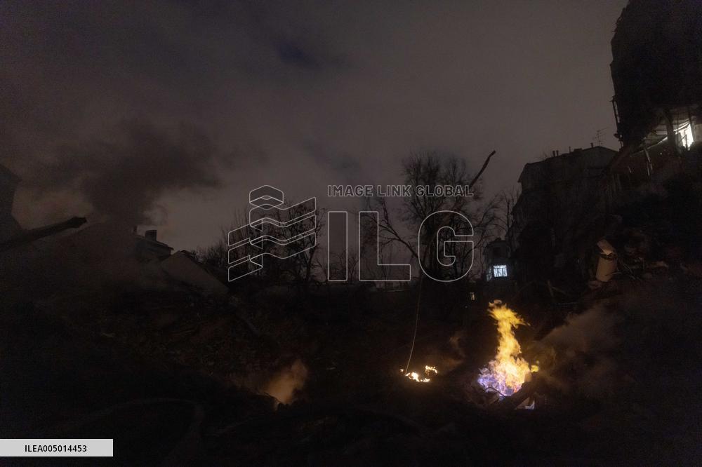 Russian Forces Strike Residential Areas Of Kharkiv - Ukraine