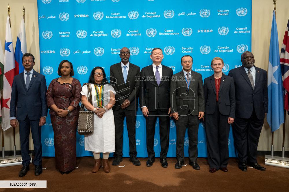 Newly Elected Non-Permanent Members Of The UN Security Council - NYC