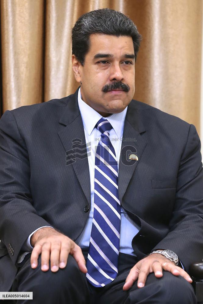 File photo of Ayatollah Ali Khamenei and Nicolas Maduro in 2015 - Tehran