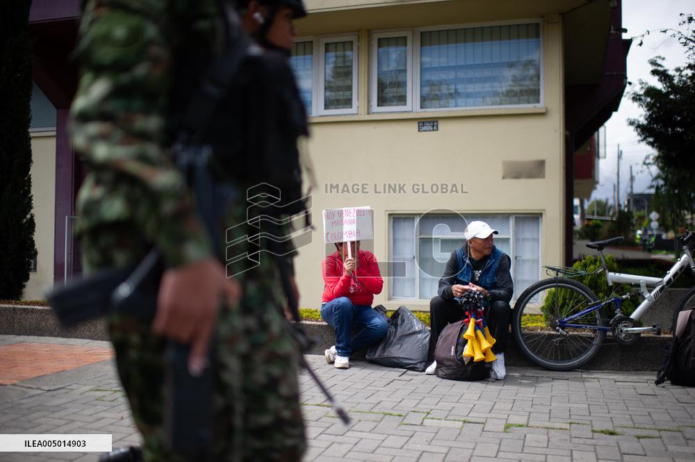 Venezuela Crisis Demonstrations in Colombia