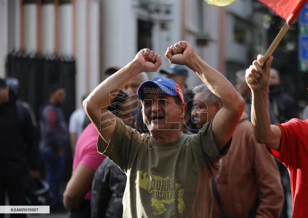 Protests Against US Capture Of Maduro - Caracas