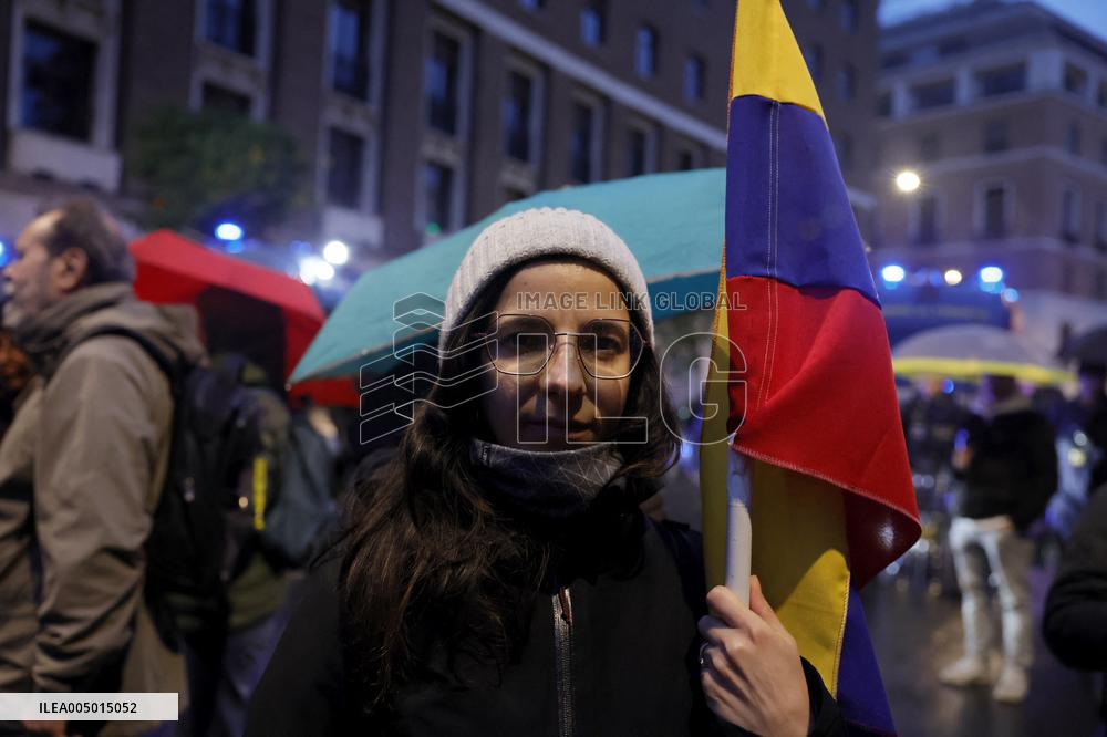 Rome Protests Against US Capture Of Maduro - Italy