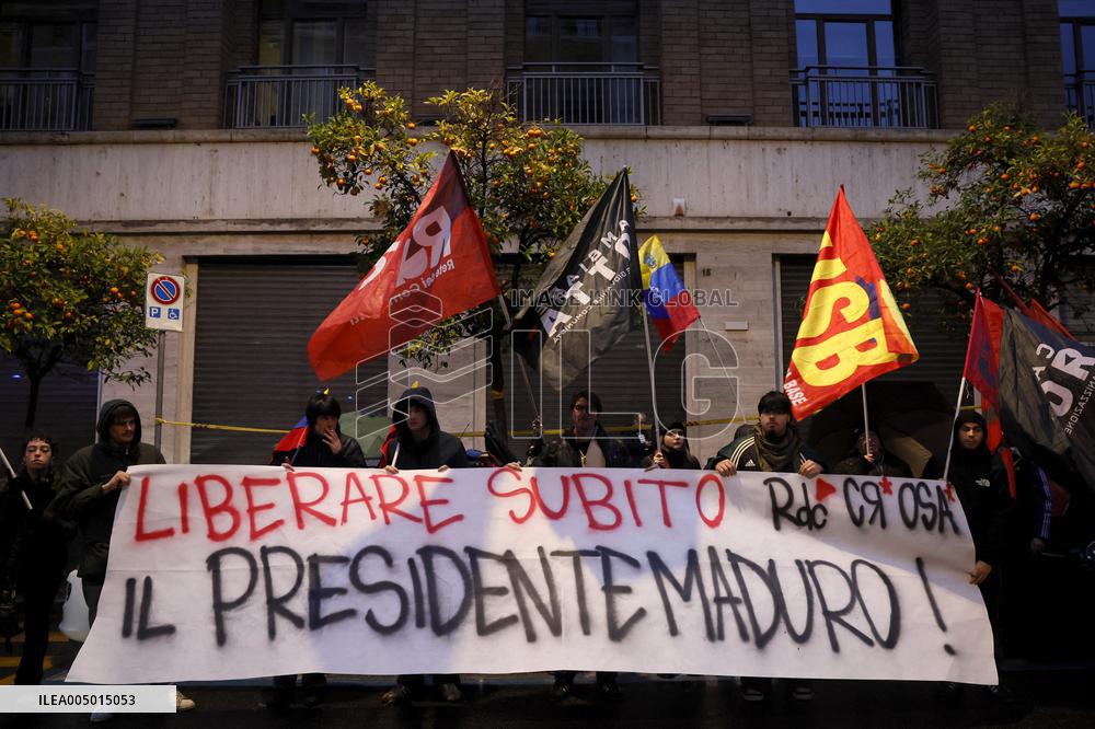 Rome Protests Against US Capture Of Maduro - Italy