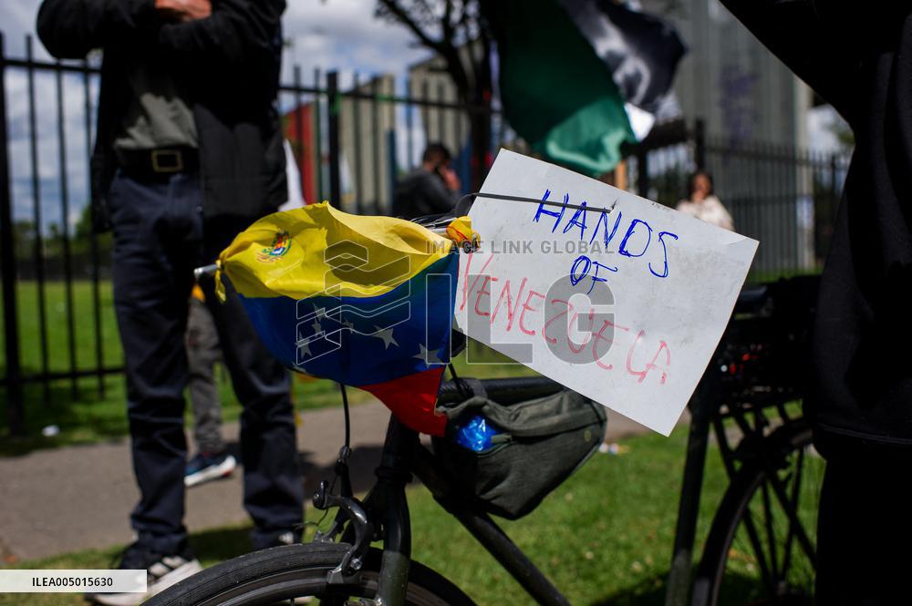 Venezuela Crisis Demonstrations in Colombia