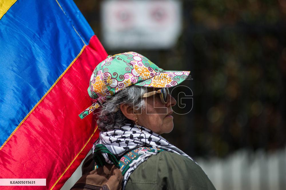 Venezuela Crisis Demonstrations in Colombia