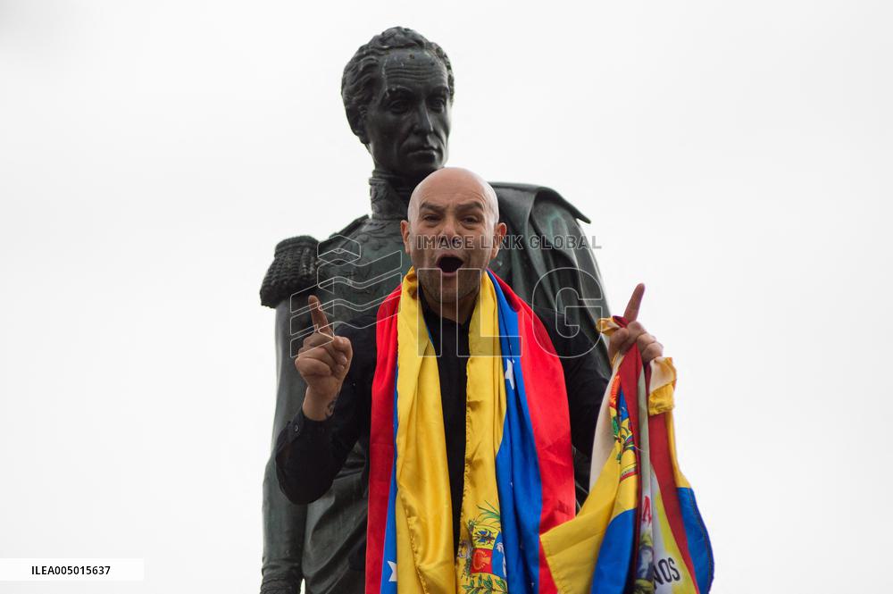 Venezuela Crisis Demonstrations in Colombia