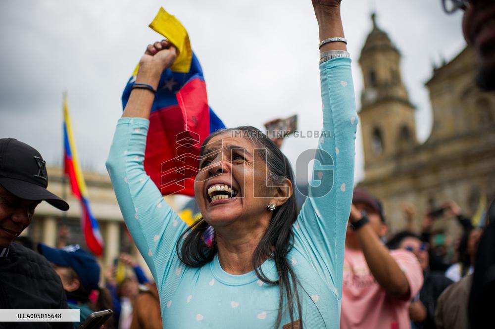 Venezuela Crisis Demonstrations in Colombia