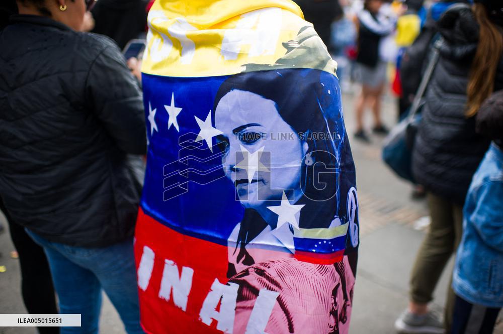 Venezuela Crisis Demonstrations in Colombia