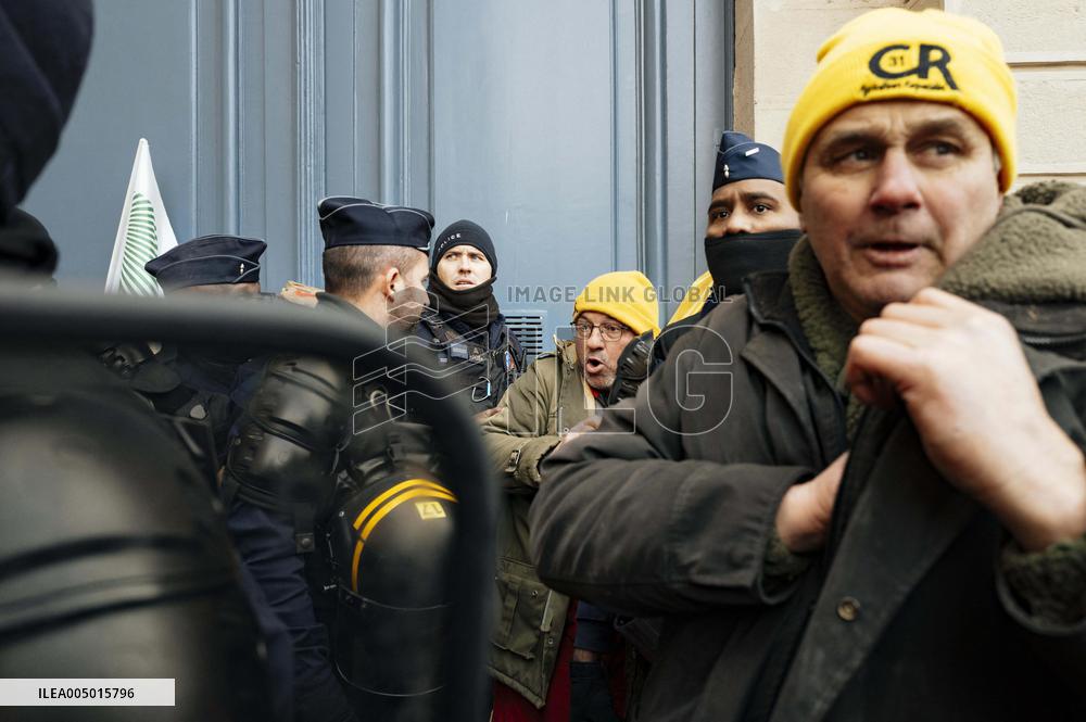 Action By The Inter-Union Group Of Farmers In Toulouse