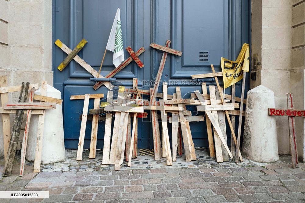 Action By The Inter-Union Group Of Farmers In Toulouse