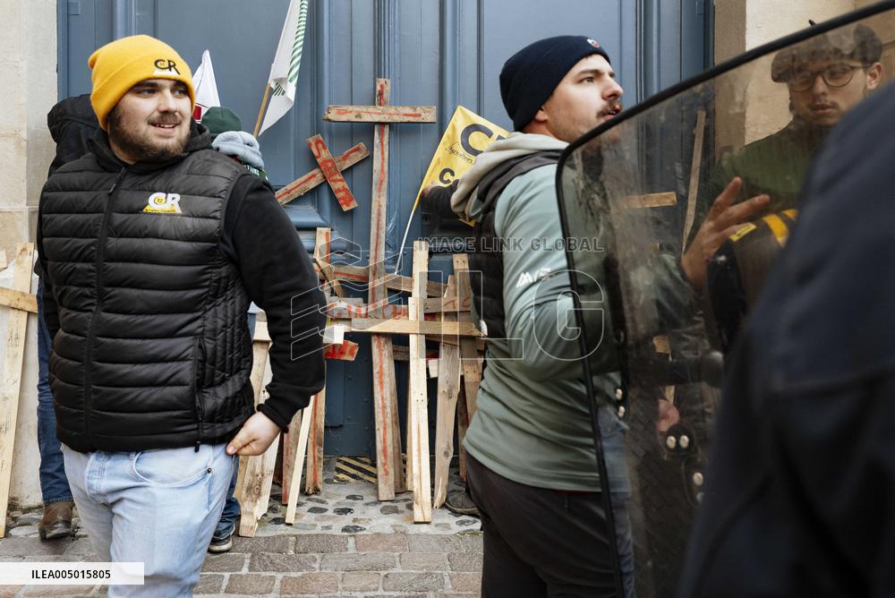 Action By The Inter-Union Group Of Farmers In Toulouse