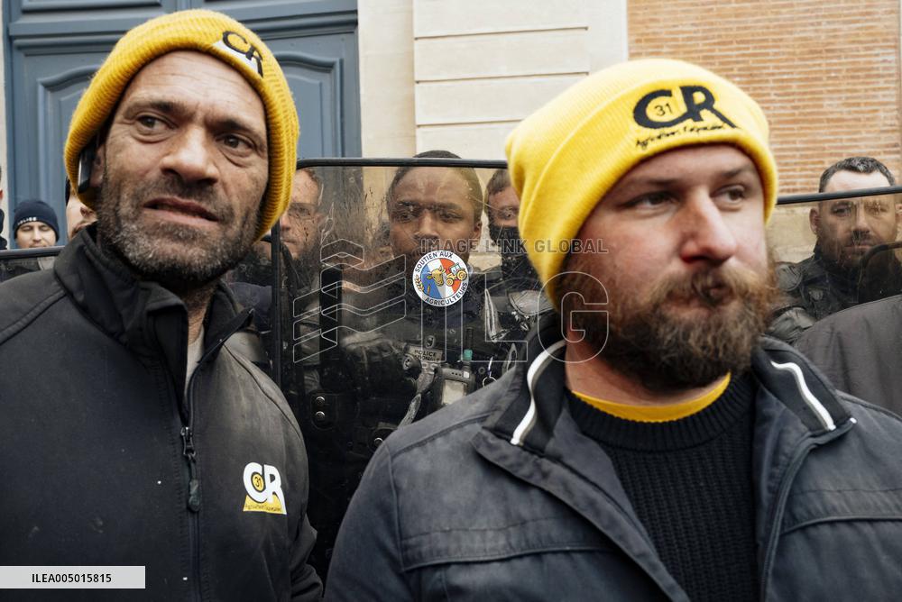 Action By The Inter-Union Group Of Farmers In Toulouse