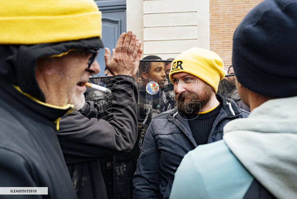 Action By The Inter-Union Group Of Farmers In Toulouse