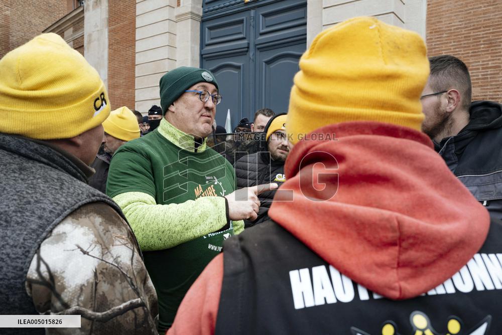 Action By The Inter-Union Group Of Farmers In Toulouse