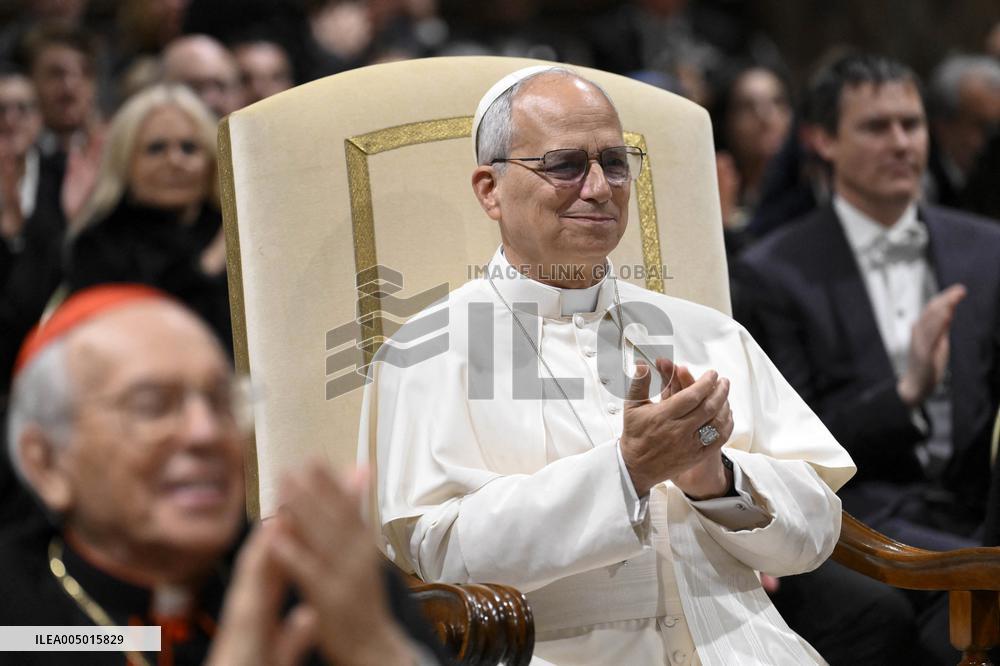 Pope Leo XIV At A Concert In The Sistine Chapel - Vatican