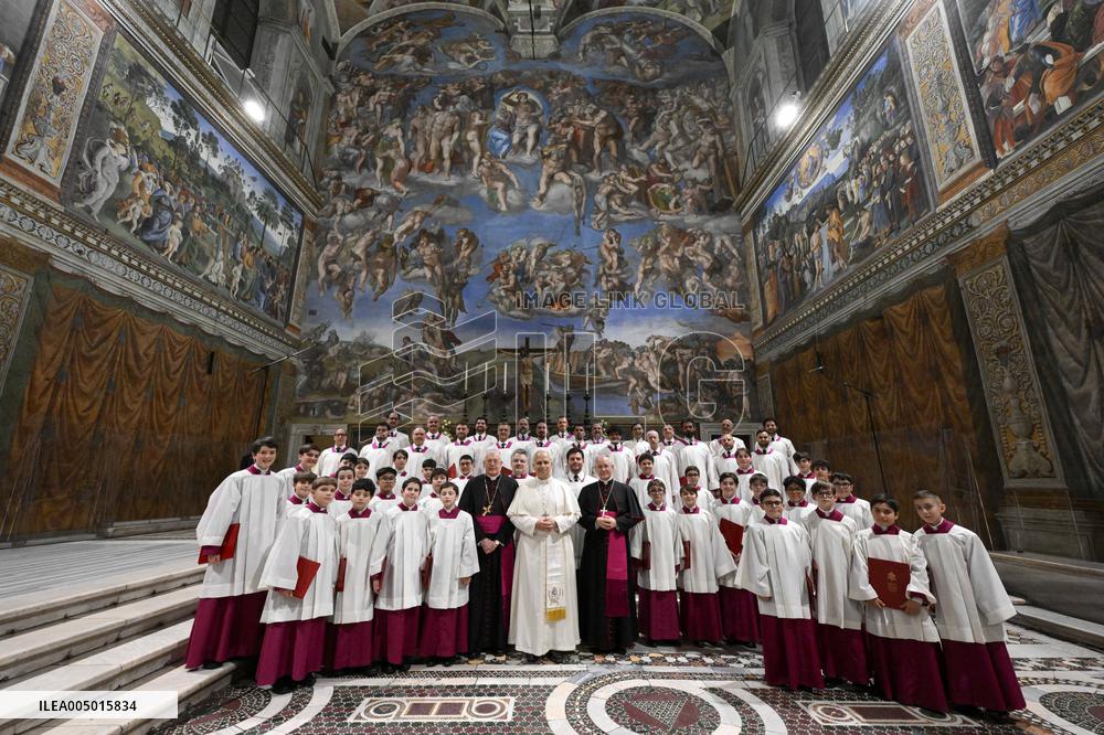 Pope Leo XIV At A Concert In The Sistine Chapel - Vatican