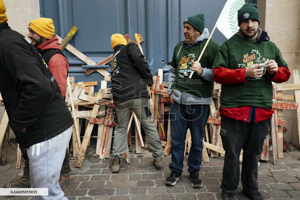 Action By The Inter-Union Group Of Farmers In Toulouse