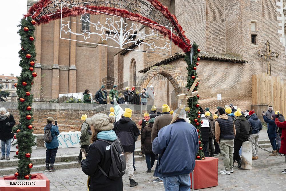 Action By The Inter-Union Group Of Farmers In Toulouse
