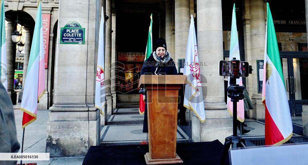 Demo to support Resistance Fighters of Iran in Paris
