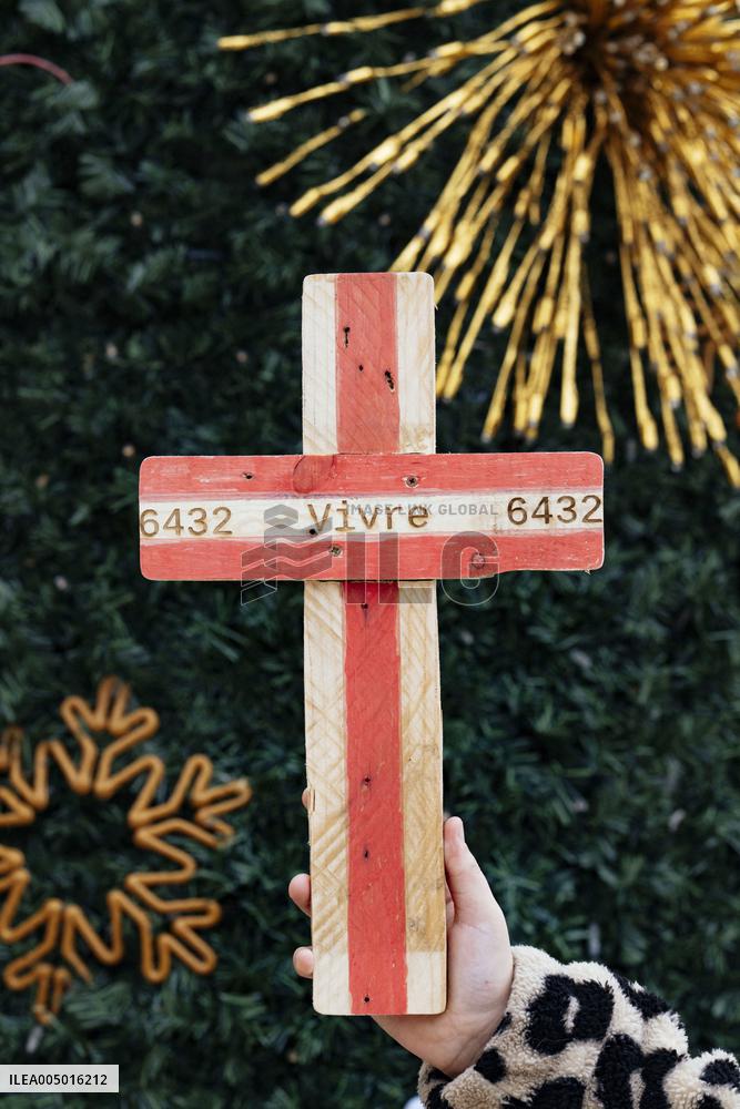 Farmers procession through the streets of Toulouse