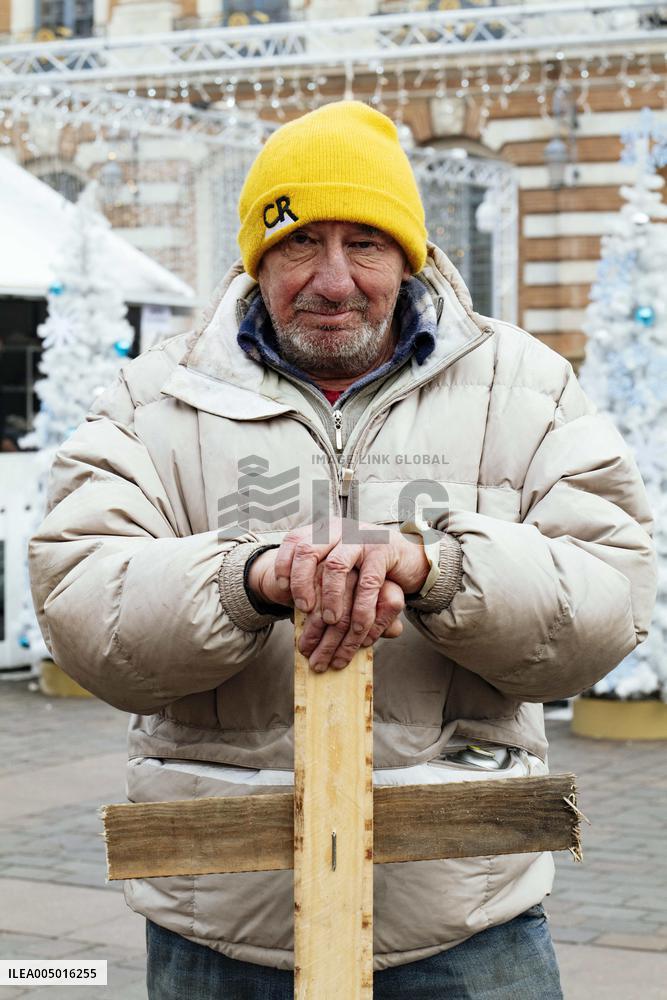 Action By The Inter-Union Group Of Farmers In Toulouse