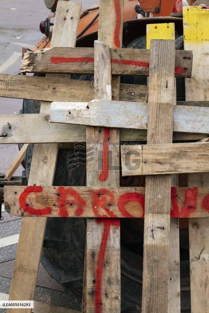 Action By The Inter-Union Group Of Farmers In Toulouse