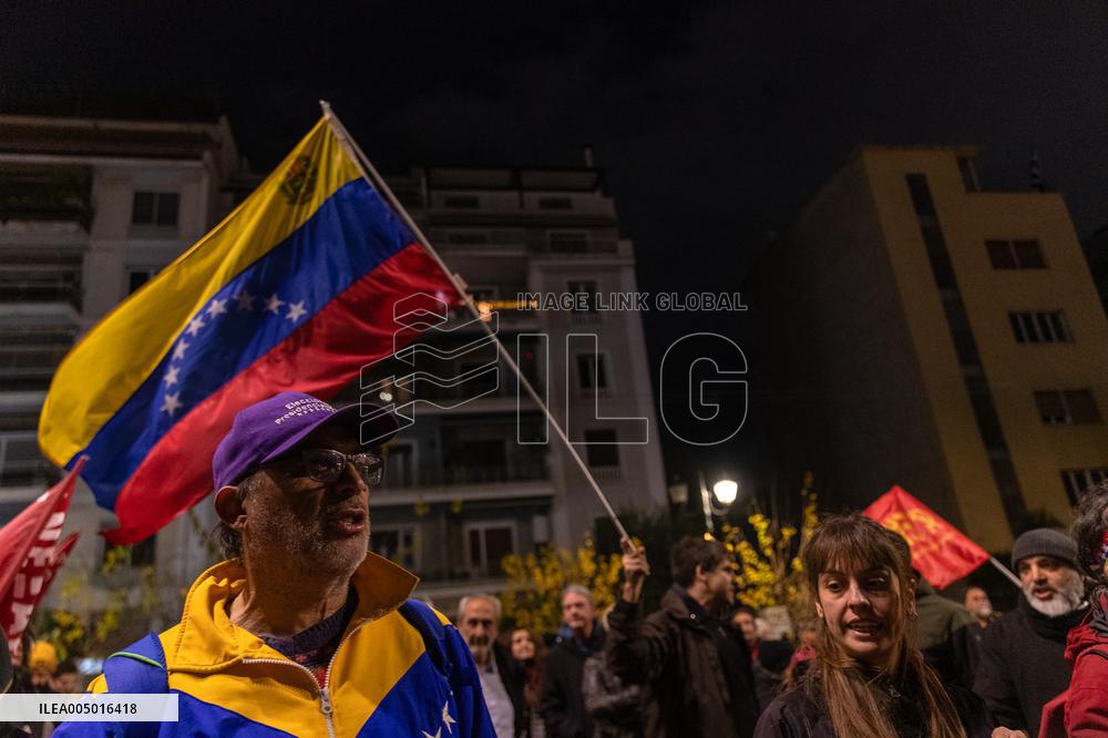 Protests Against US Capture Of Maduro - Greece