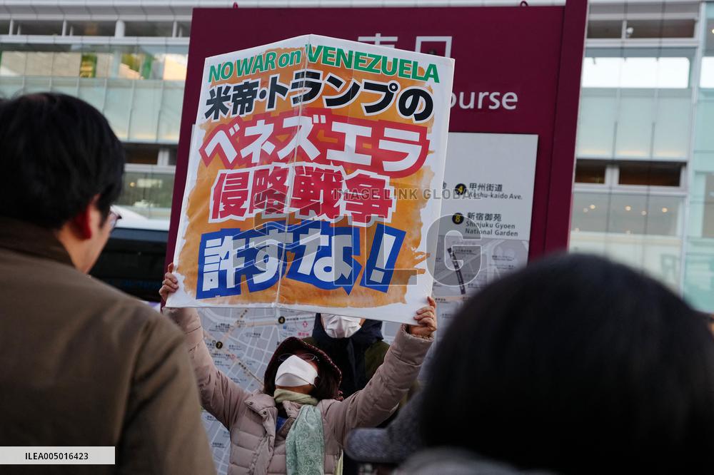 Protests Against US Capture Of Maduro - Japan