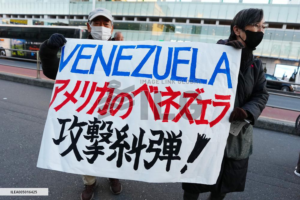 Protests Against US Capture Of Maduro - Japan