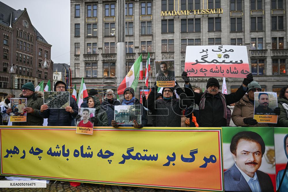 Gathering for Iran in Amsterdam