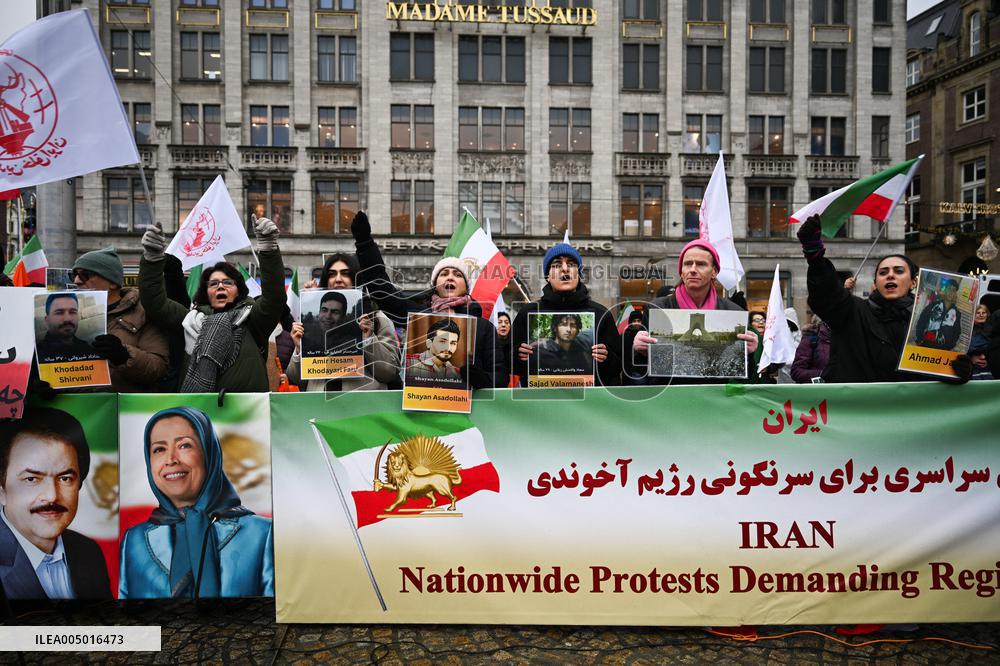 Gathering for Iran in Amsterdam