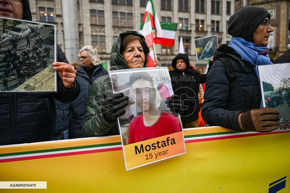 Gathering for Iran in Amsterdam