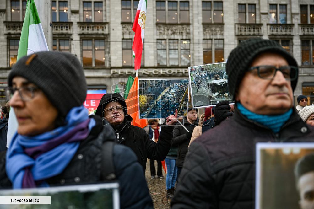 Gathering for Iran in Amsterdam