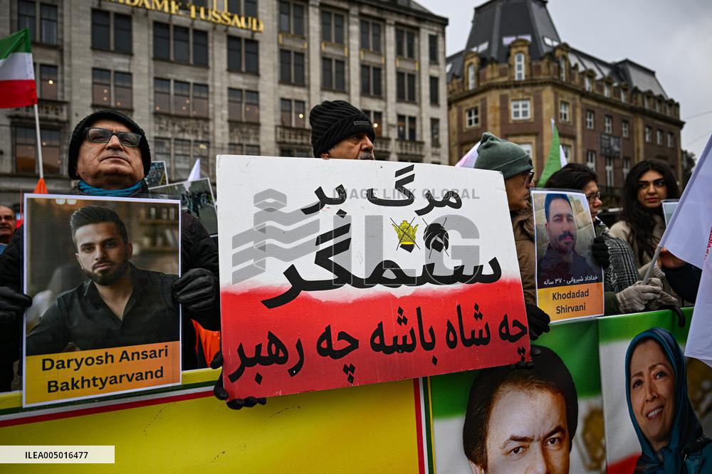 Gathering for Iran in Amsterdam
