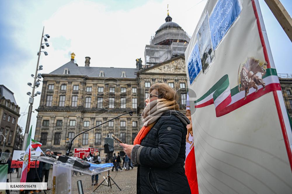 Gathering for Iran in Amsterdam