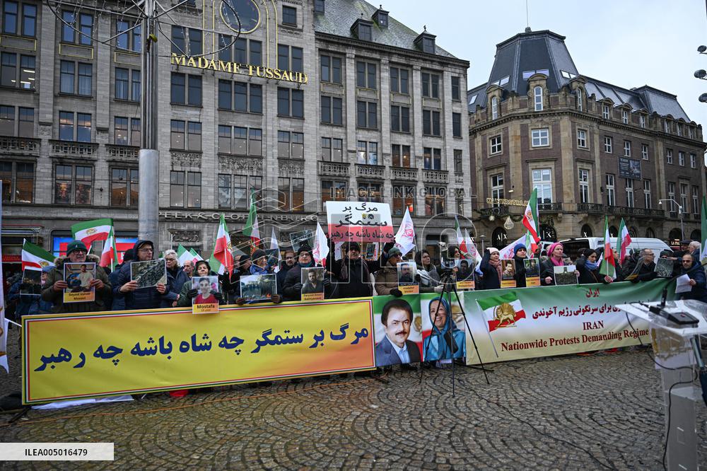 Gathering for Iran in Amsterdam