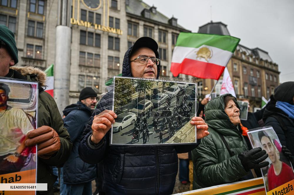Gathering for Iran in Amsterdam