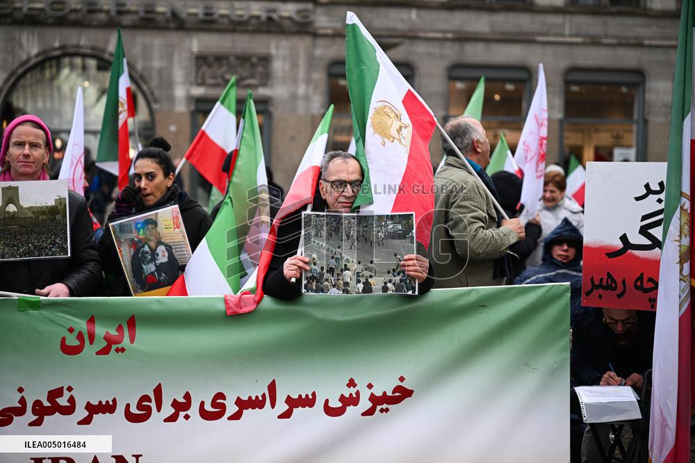 Gathering for Iran in Amsterdam