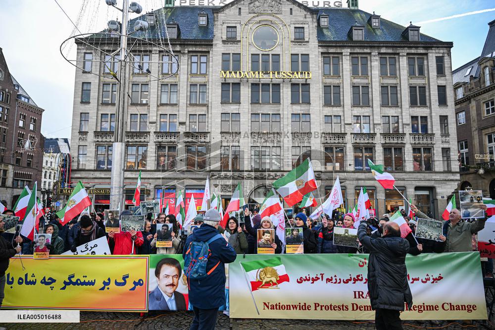 Gathering for Iran in Amsterdam
