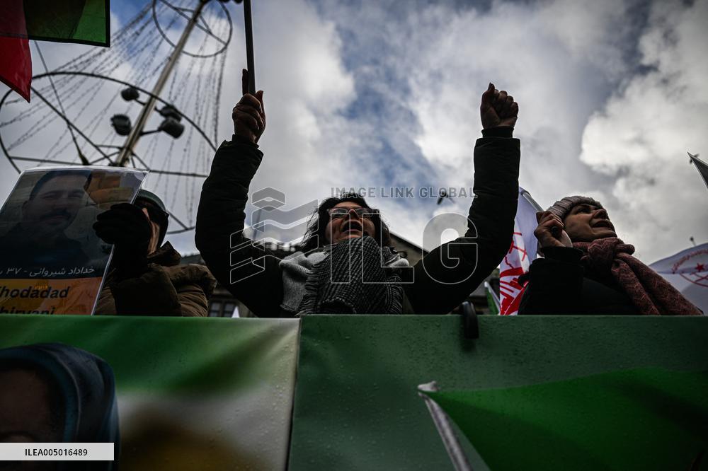 Gathering for Iran in Amsterdam