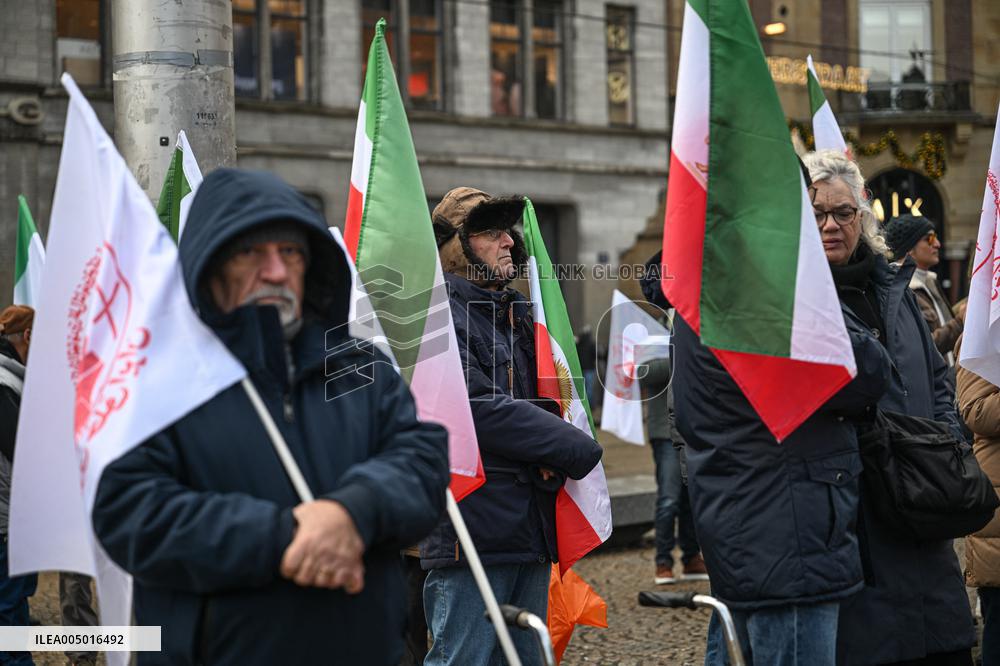 Gathering for Iran in Amsterdam