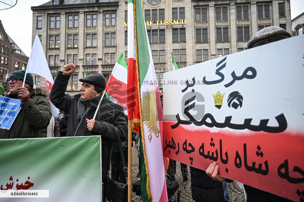 Gathering for Iran in Amsterdam