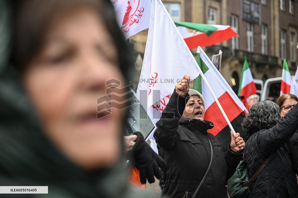 Gathering for Iran in Amsterdam