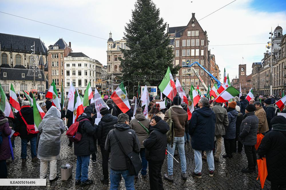 Gathering for Iran in Amsterdam