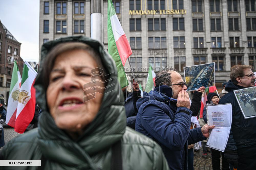 Gathering for Iran in Amsterdam