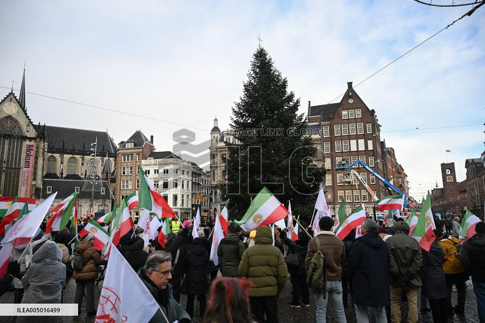 Gathering for Iran in Amsterdam