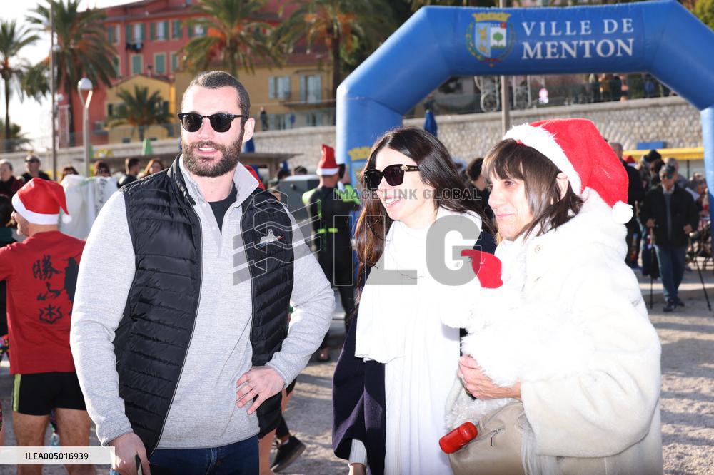 Louis Sarkozy in Menton For New Year’s Day Dip - France